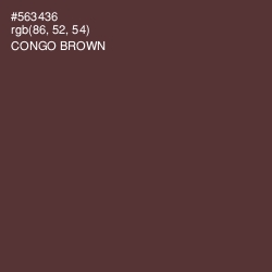 #563436 - Congo Brown Color Image
